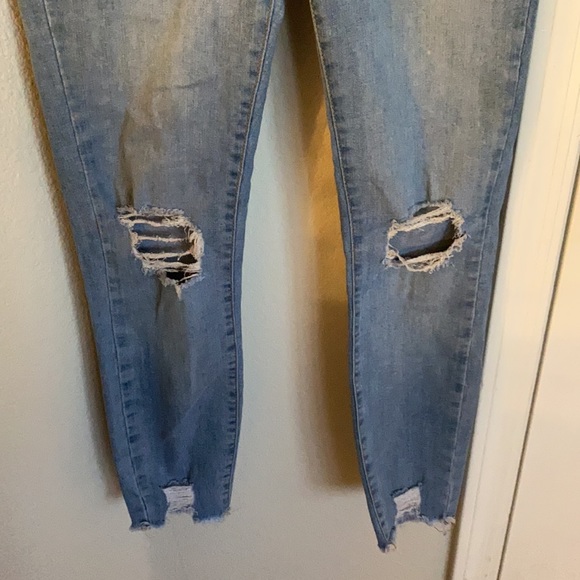 Noisy may blue skinny jeans - Picture 3 of 5